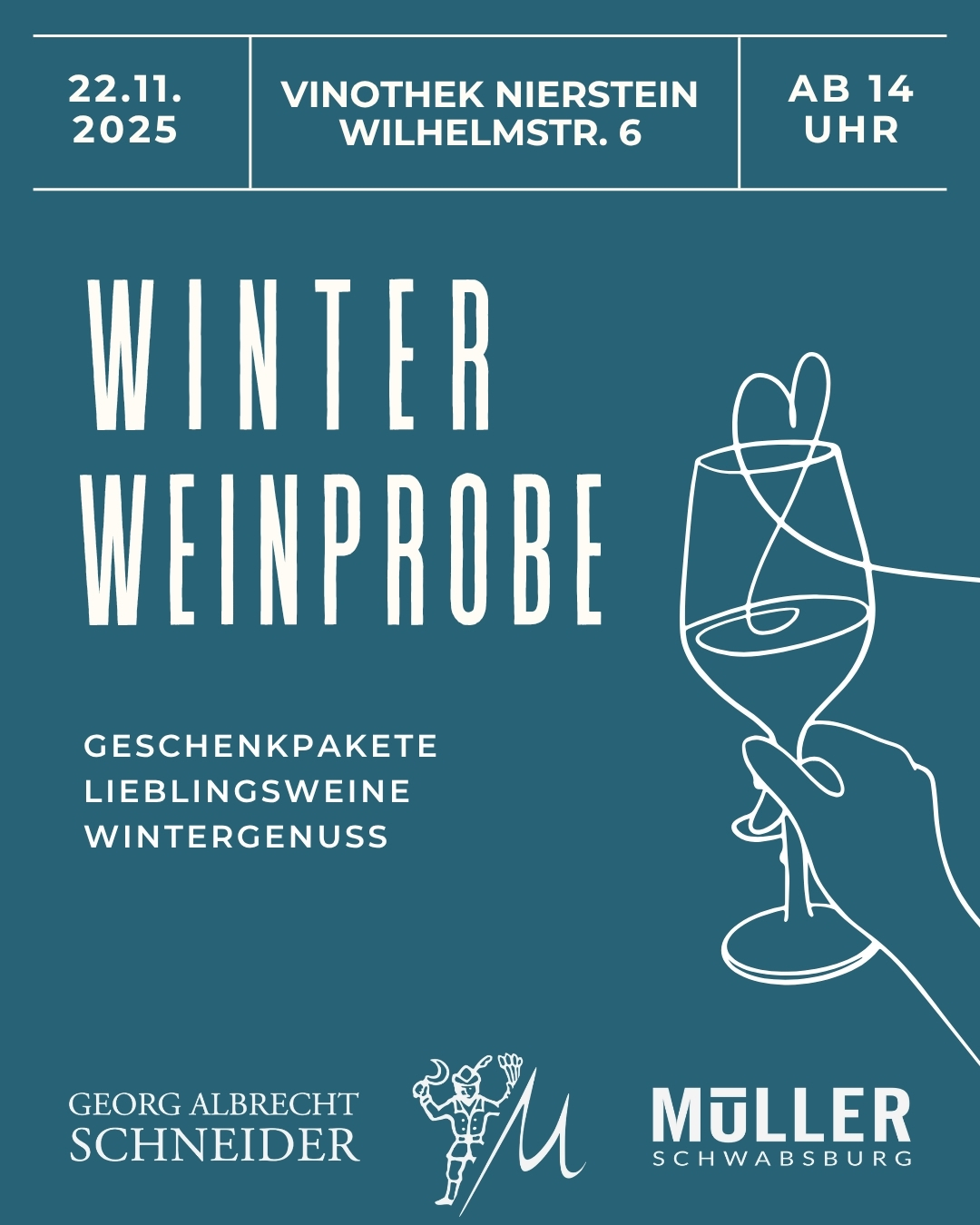 Winterweinprobe im Weingut Georg Albrecht Schneider