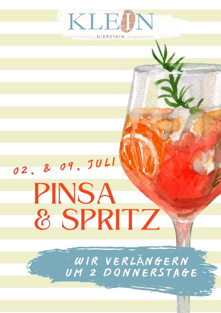 Pinsa&Spritz im Weingut Klein