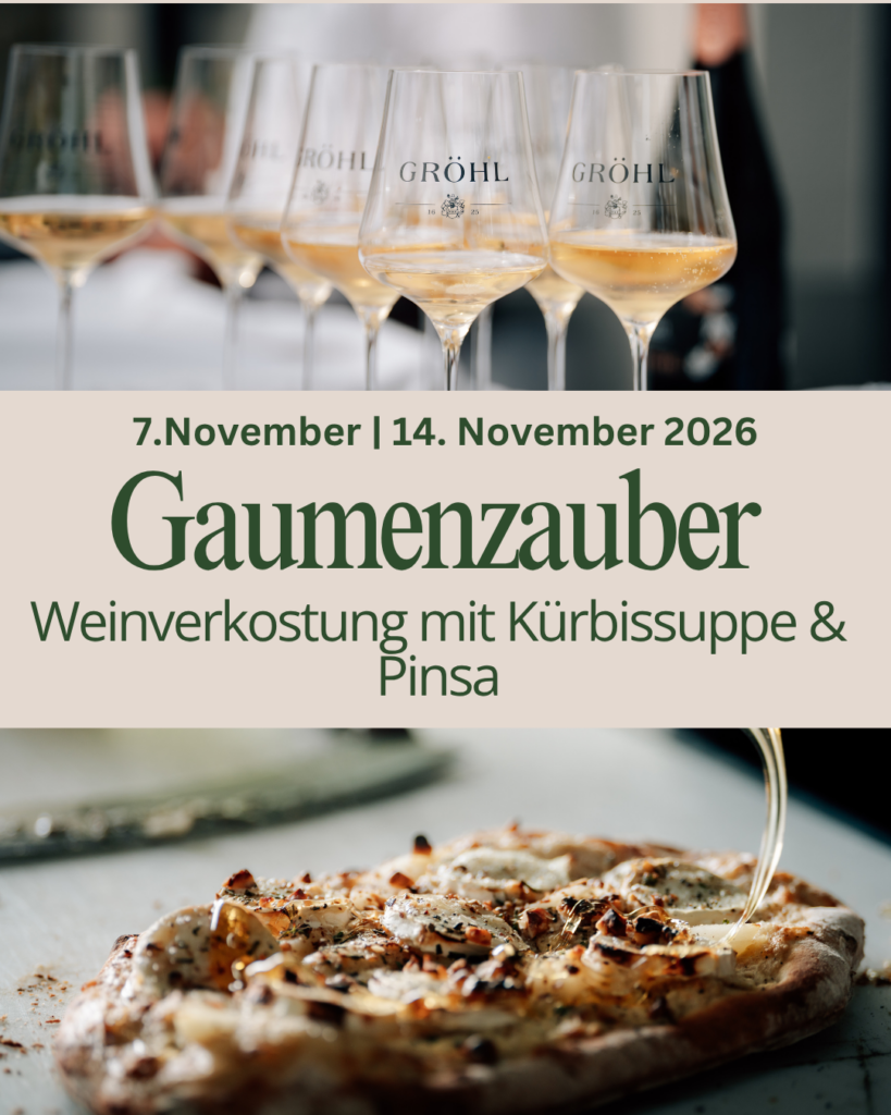 Gaumenzauber im Weingut Gröhl