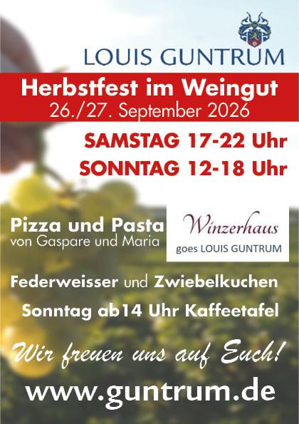 Herbstfest im Weingut Louis Guntrum